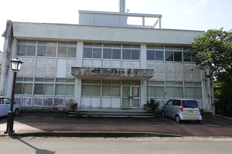 NTT station building in Yakushima
