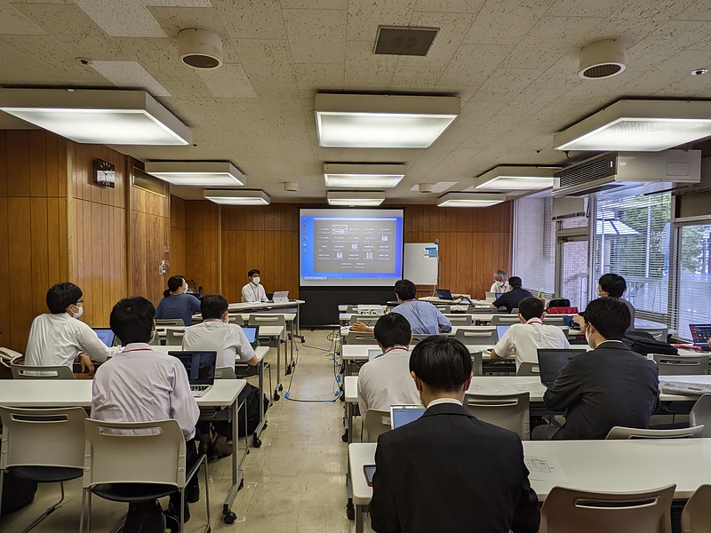 Research presentation at IEICE Society Conference in Sendai · Satoshi