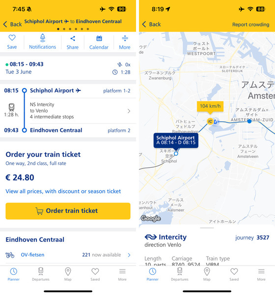 Smartphone App NS