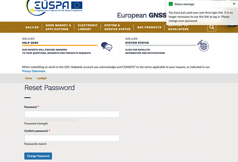 EUSPA registration