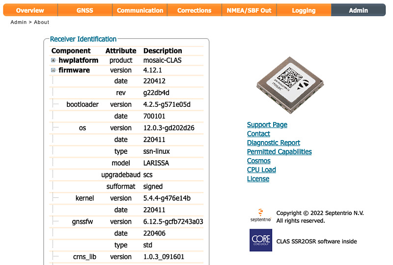 mosaic-go CLAS web interface