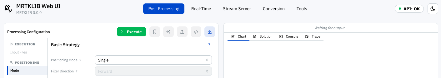 MRTKLIB Web UI