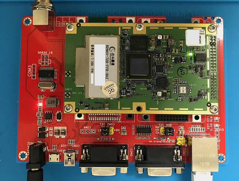 NovAtel OEM729 and the development board